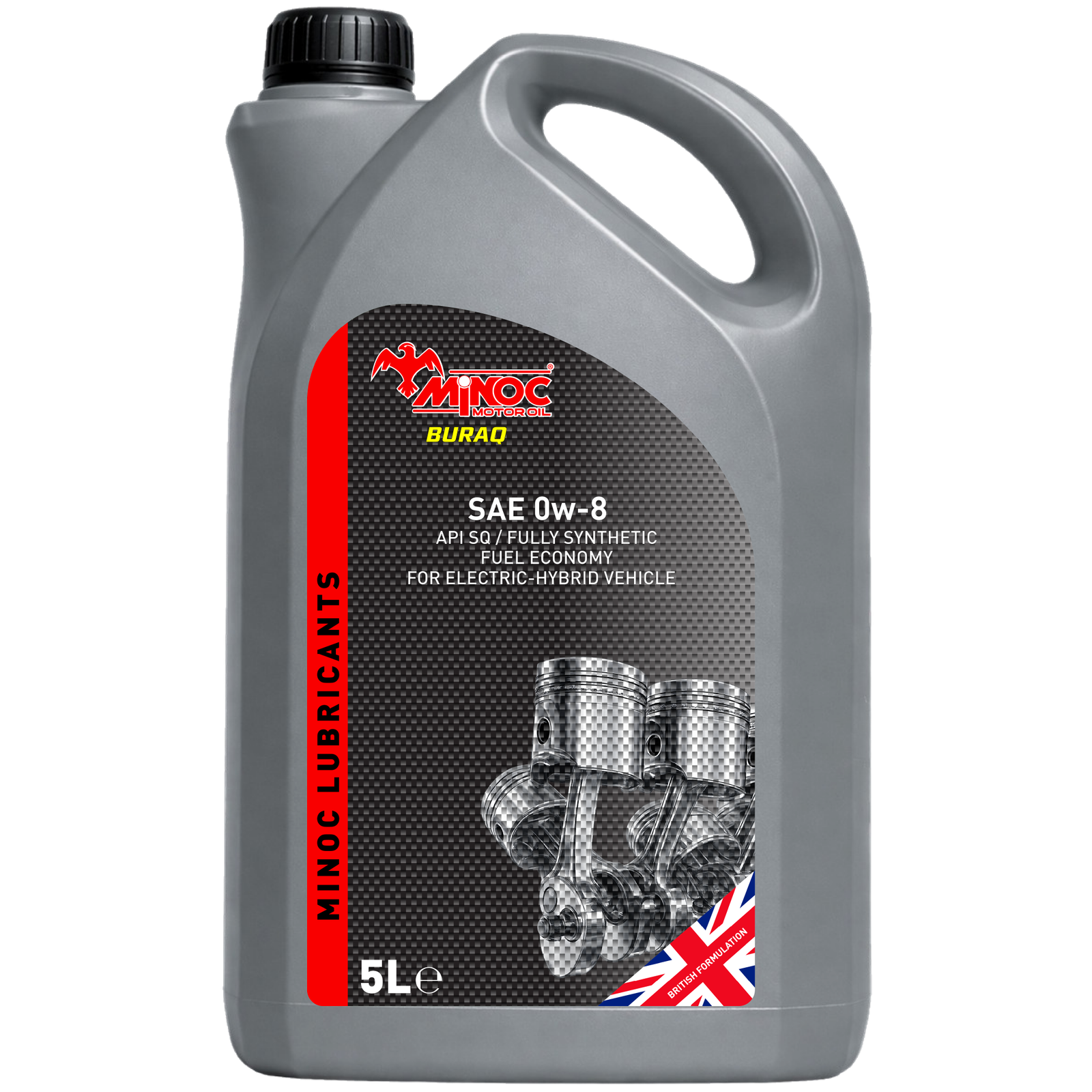 MINOC BURAQ SAE 0W-8 API SQ Petrol Engine Oil