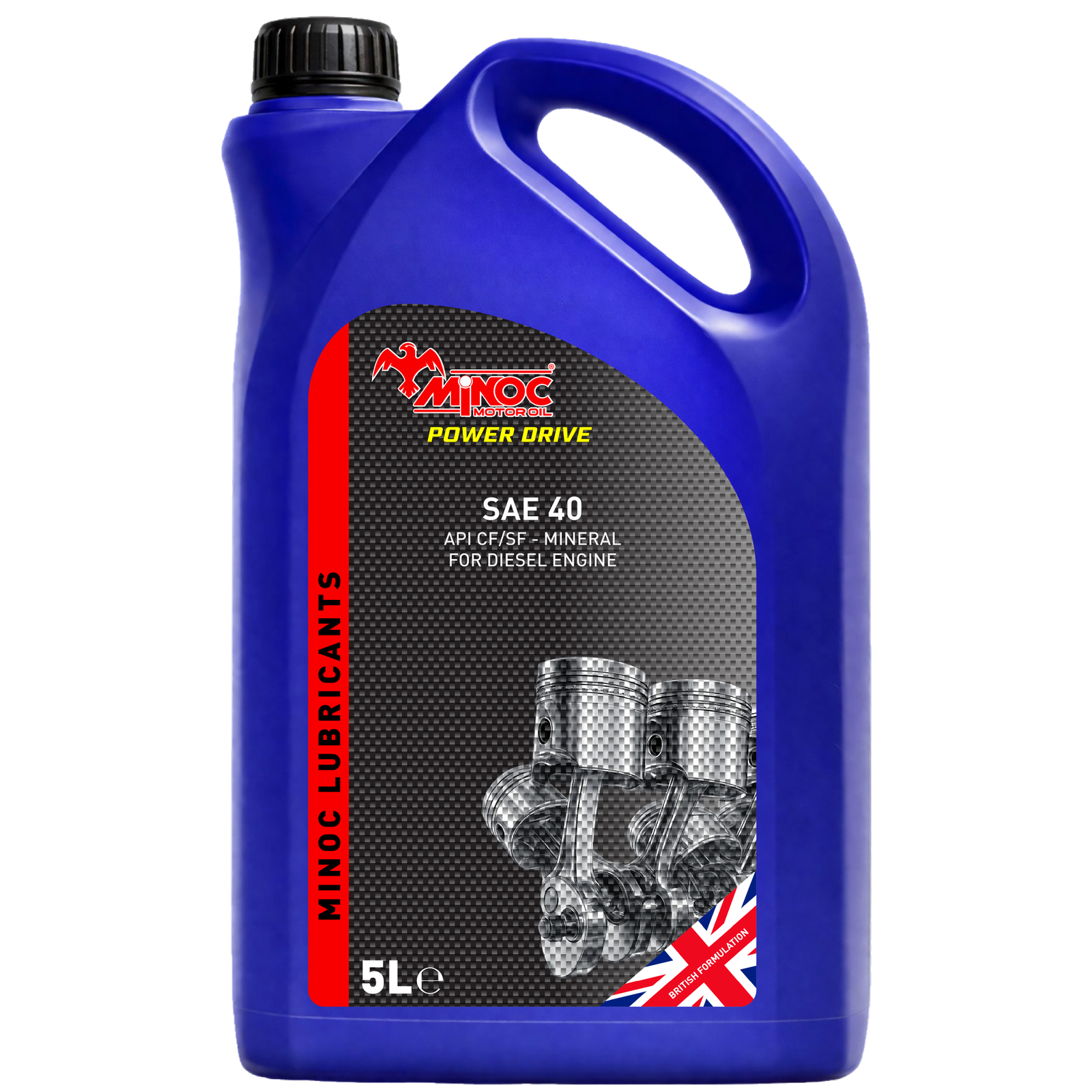 MINOC POWER DRIVE SAE 40 API CF/SF Diesel Engine Oil