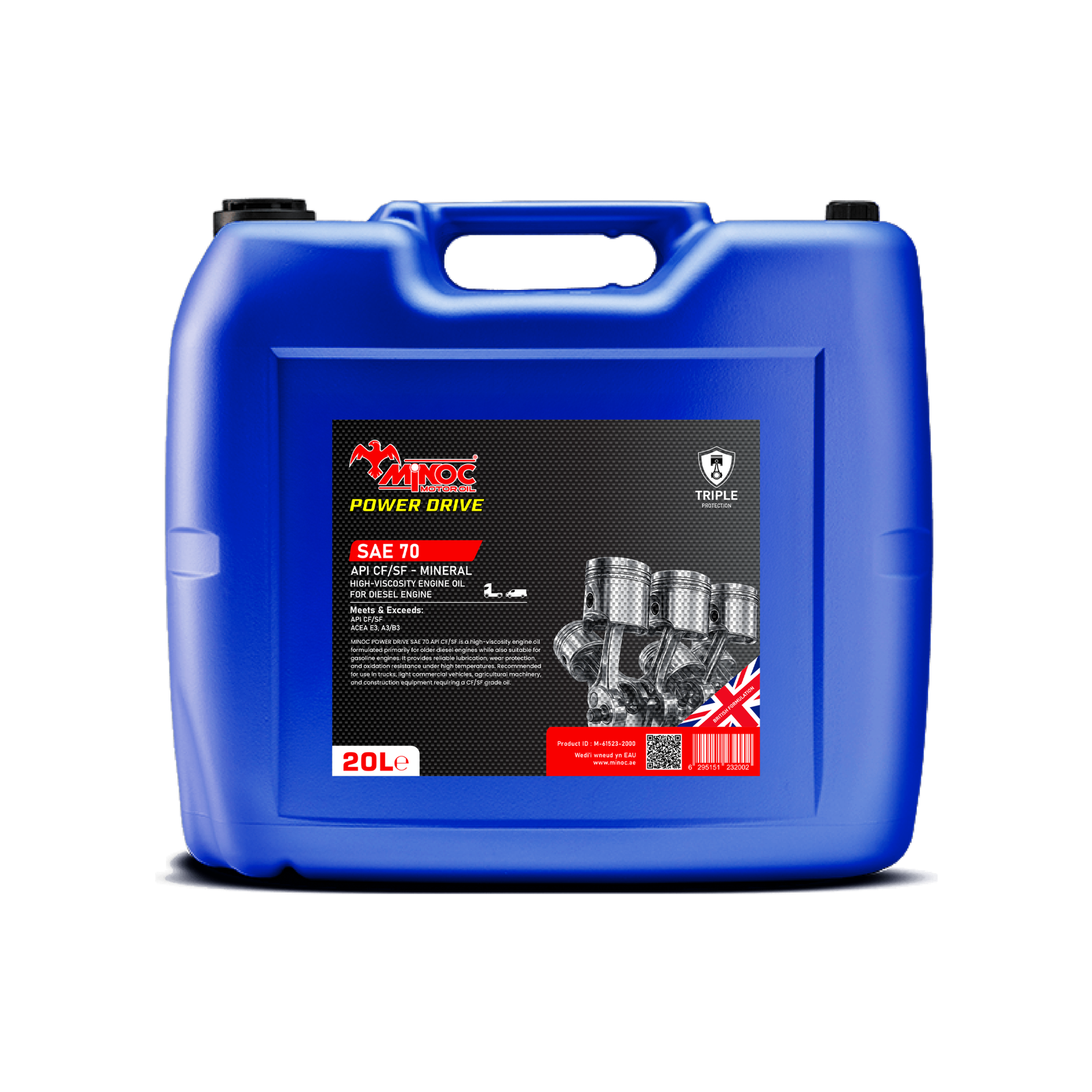 MINOC Products_Power Drive SAE 70 - 20L